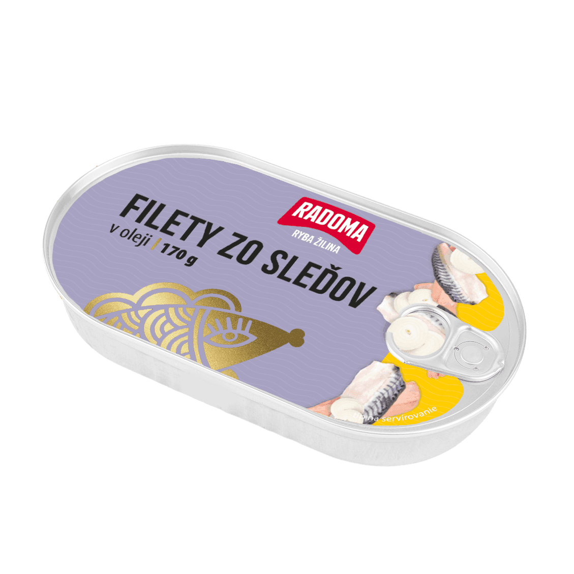  Filety zo sleďov v oleji 170g