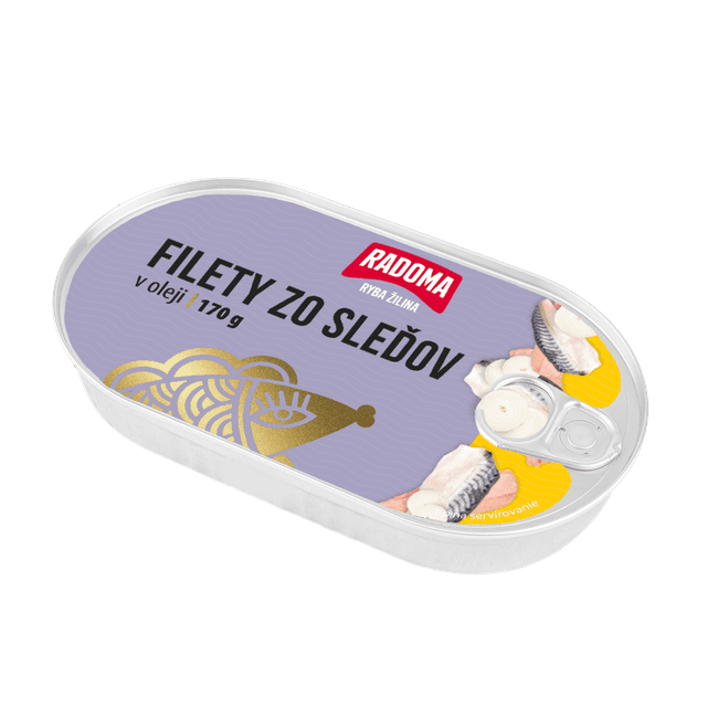  Filety zo sleďov v oleji 170g