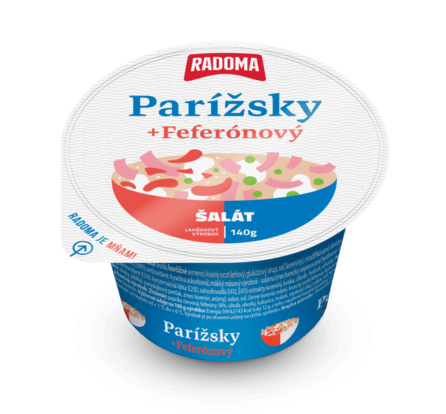 Parížsky + feferónový šalát 140g