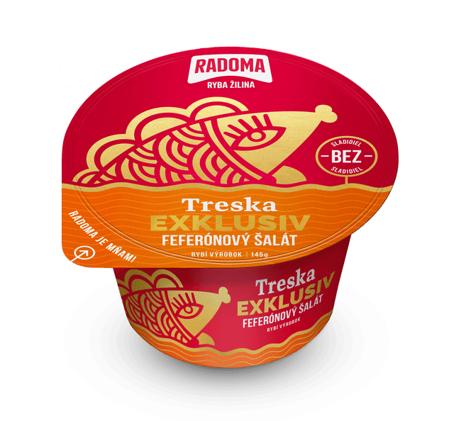 Treska Exklusiv s feferónovým šalátom 145g