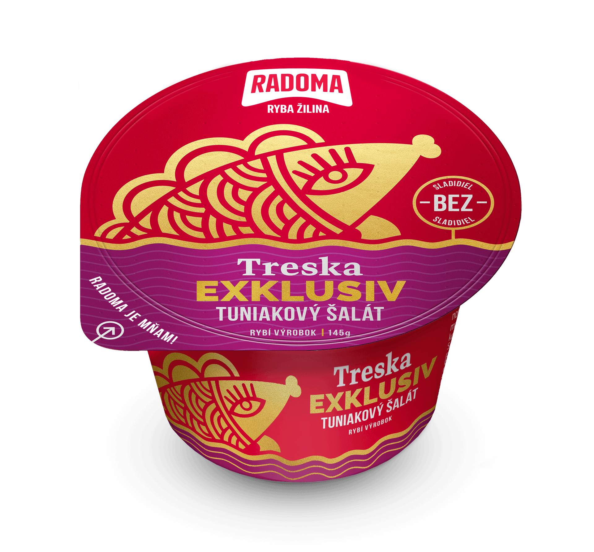 Treska Exklusiv s tuniakovým šalátom 145g