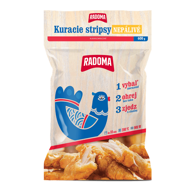 Kuracie stripsy nepálivé 600g