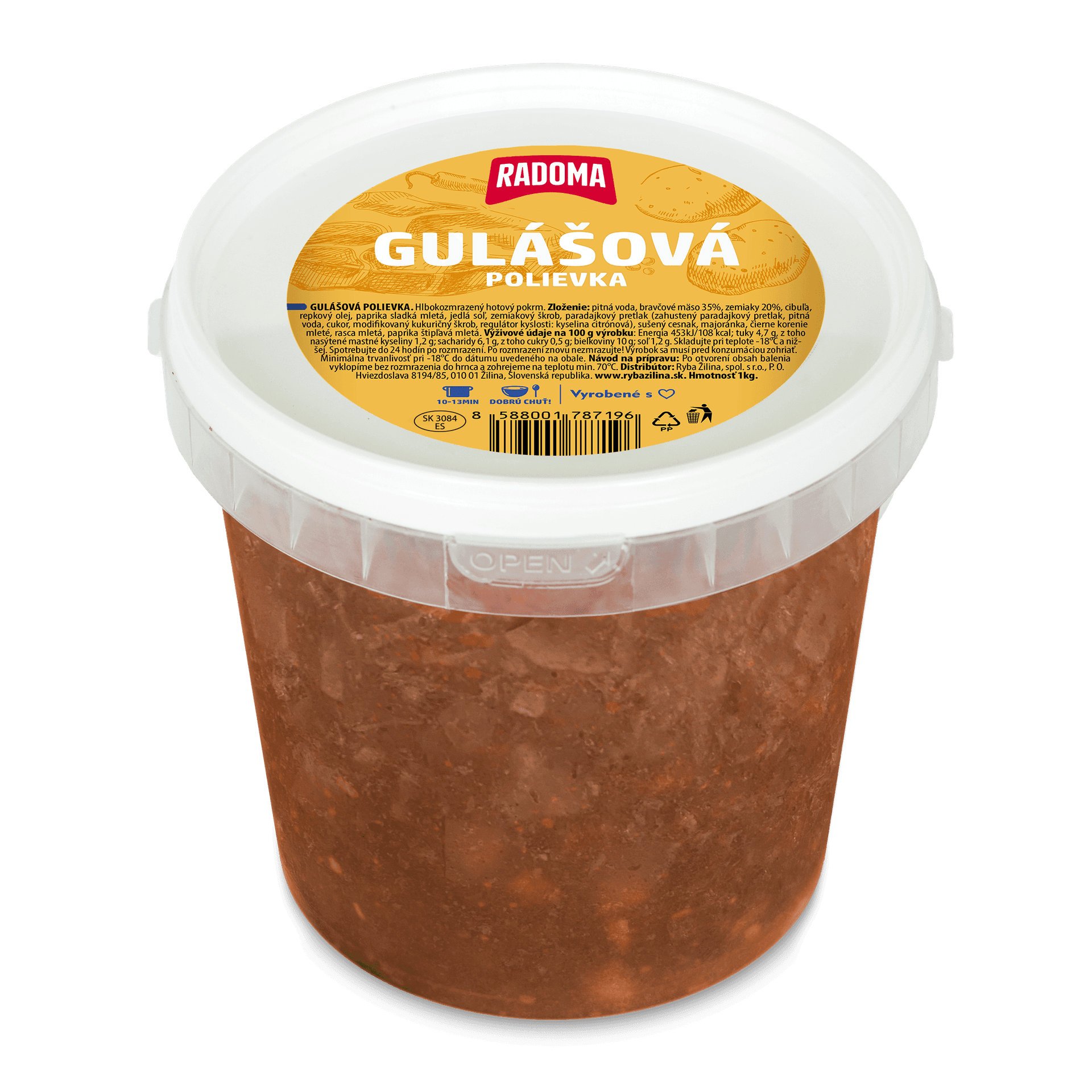Gulášová polievka 1 kg