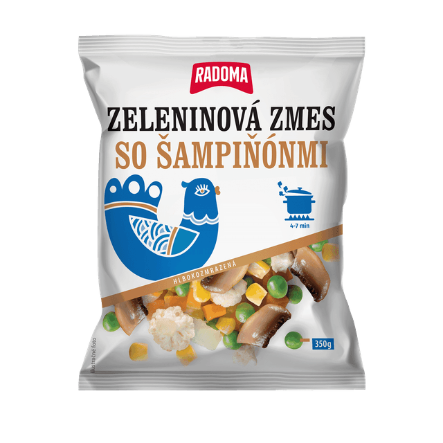 Vegetable mixture with mushrooms 350g