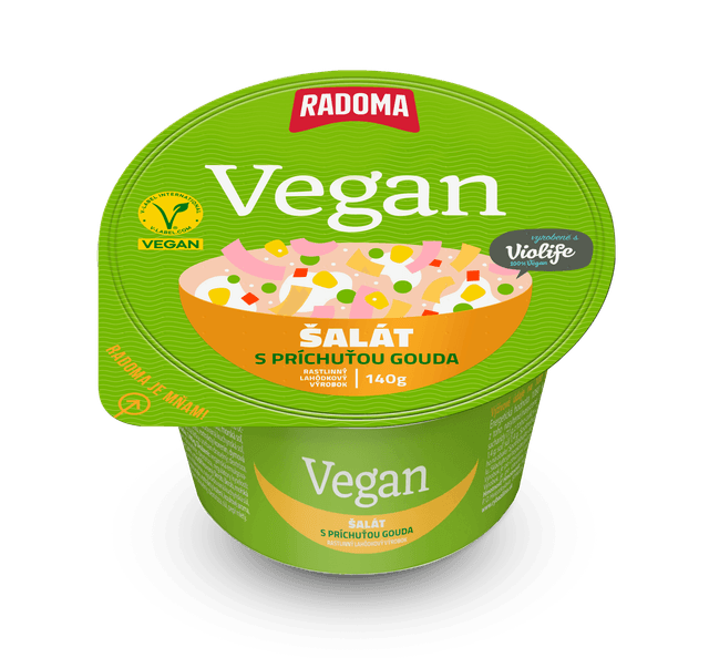 VEGAN šalát s príchuťou Gouda 140g 
