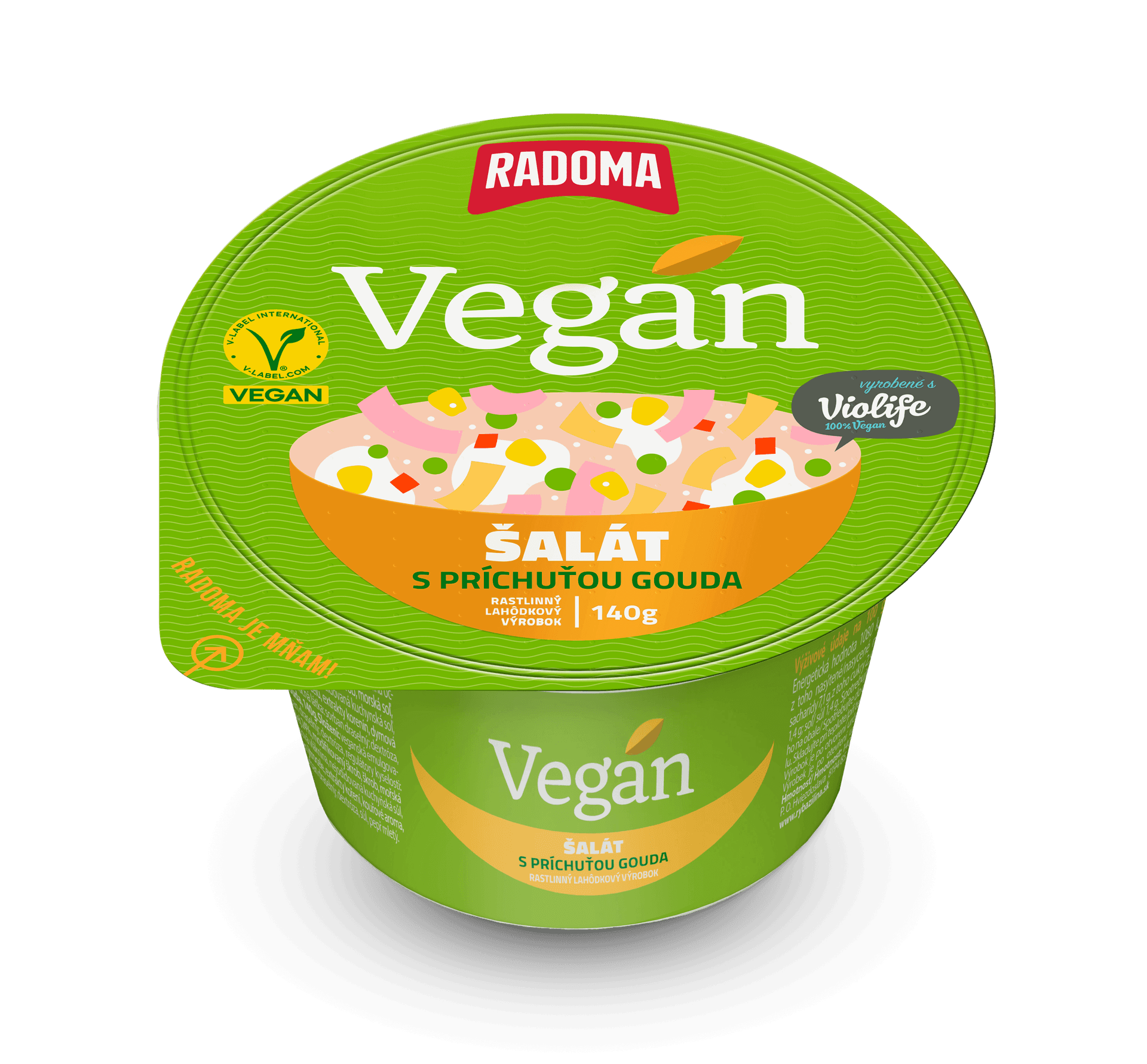 VEGAN salad with Gouda flavor 140g