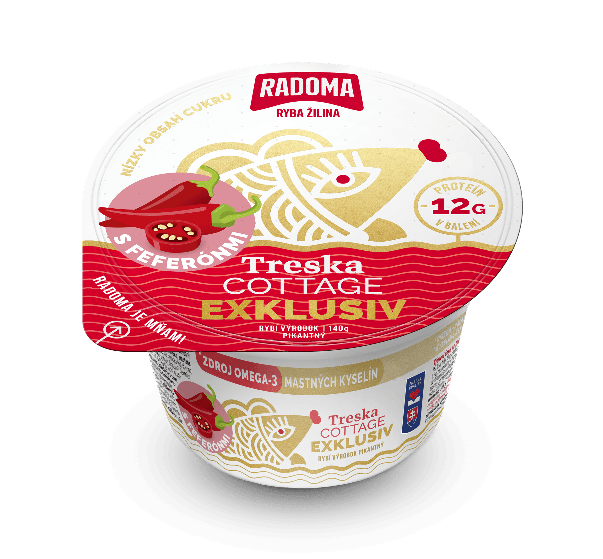 Cod Cottage Exklusiv with chilli peppers 140g