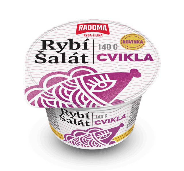 Fish salad with beets 140g