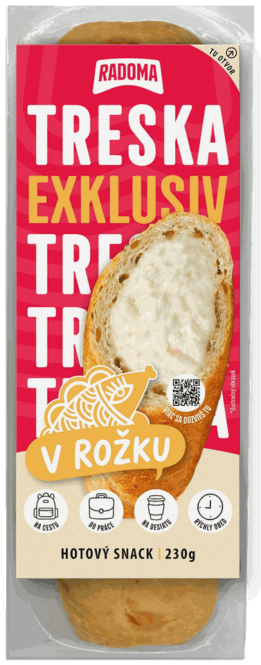 Balenie Treska Exklusiv v rožku, 230 g
